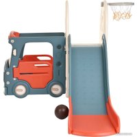 Горка Pituso Smile Bus FE-HT-XLB02 (синий/оранжевый)