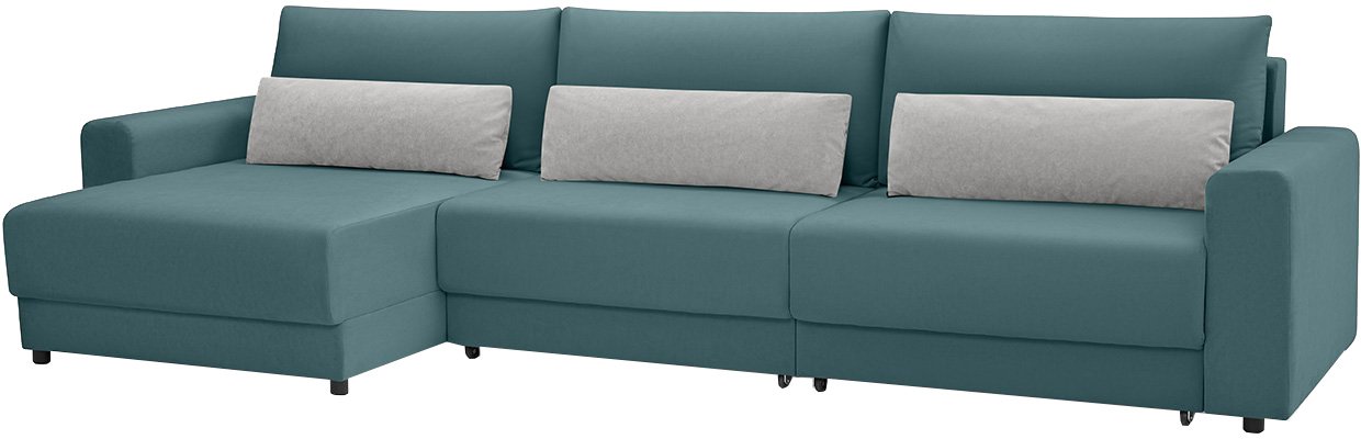 

Угловой диван Mio Tesoro Таун 264 1.5ек-1.5ек-1.5пф (1367 серо-голубой)