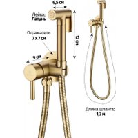 Гигиенический душ Grocenberg GB001 (золото матовый)