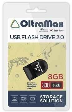 

USB Flash OltraMax 330 8GB (черный)