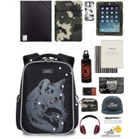 Школьный рюкзак Grizzly RB-153-4/1 (черный)