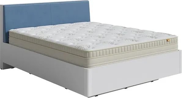 

Кровать PROxSON Voyage 160x190 (белый жемчуг/Diva синий 323)