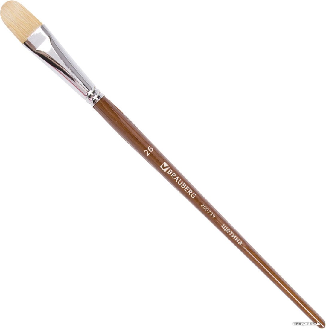 Кисть для рисования BRAUBERG Щетина 26 200739 (овальная)