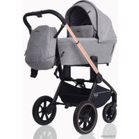 Универсальная коляска Rant MOWbaby Zoom PU (2 в 1, gold beige)