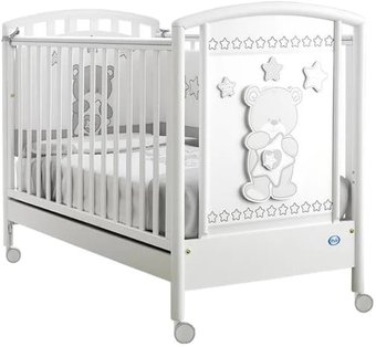 Классическая детская кроватка Pali Birba (белый)