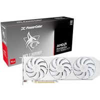 Видеокарта PowerColor Hellhound Spectral White AMD Radeon RX 9060 XT 16GB GDDR6 RX9060XT 16G-L/OC/WHITE