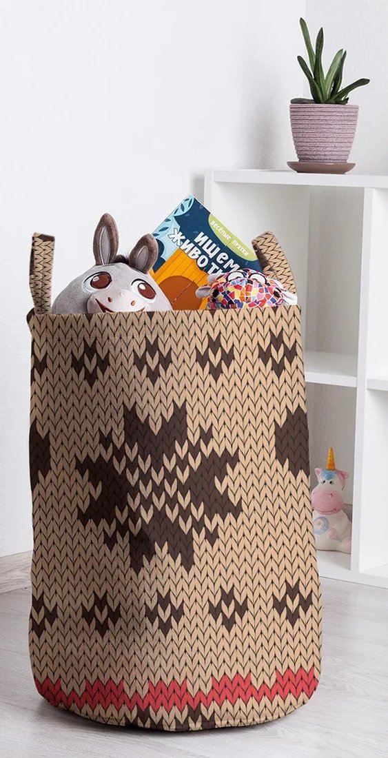 

Корзина JoyArty Вышивка с оленями toba_78634