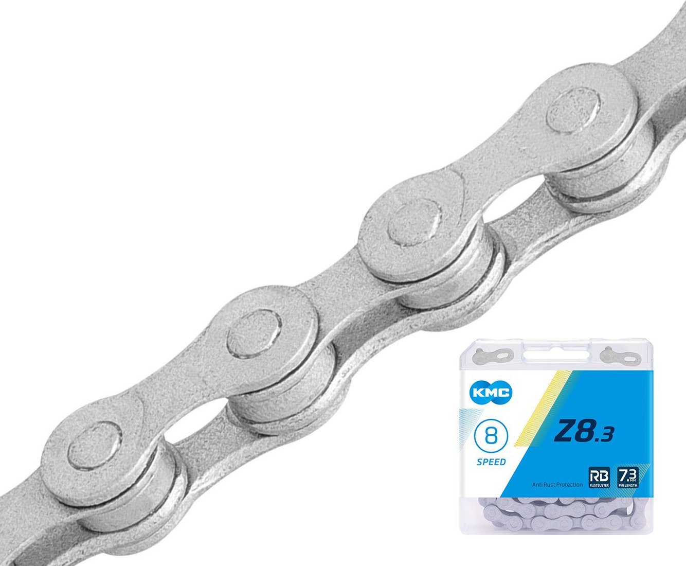 Цепь велосипедная KMC Z8.3RB
