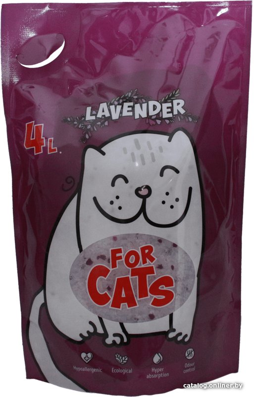 Наполнитель для туалета For Cats Lavender 4 л