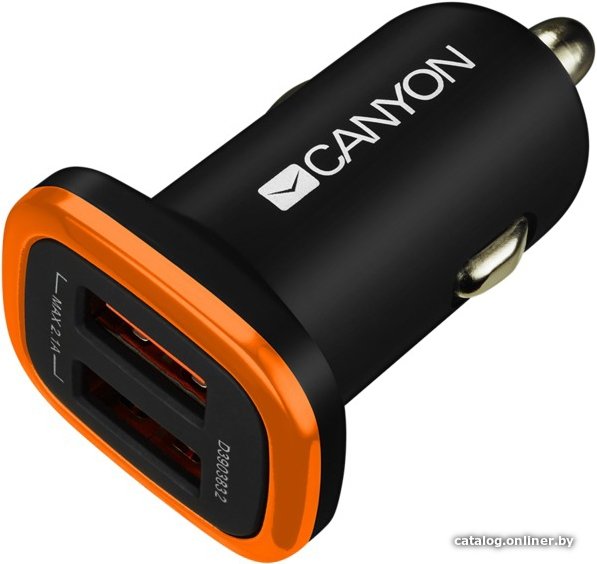 Автомобильное зарядное Canyon CNE-CCA02B