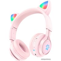Наушники Hoco W39 (розовый)