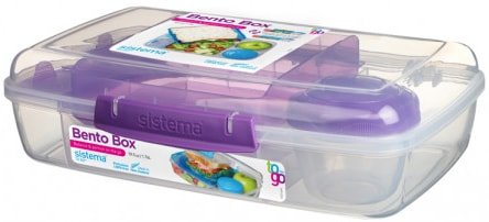 

Ланч-бокс Sistema Bento Box To Go 21671 (фиолетовый)