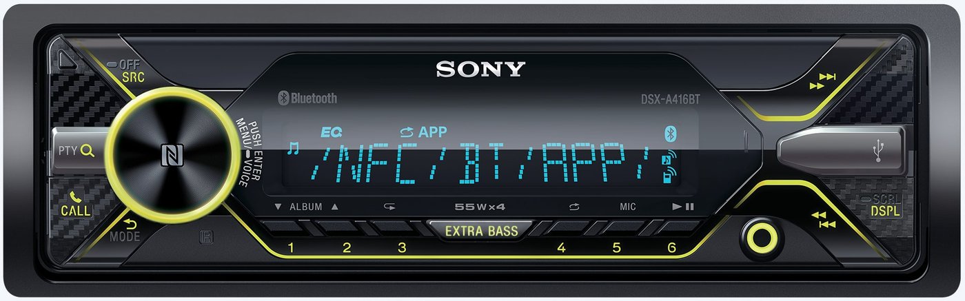

USB-магнитола Sony DSX-A416BT