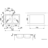 Кухонная мойка Smeg LYP792