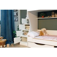 Двухъярусная кровать Красная звезда Р443 Капризун 6 180x80 (белый)