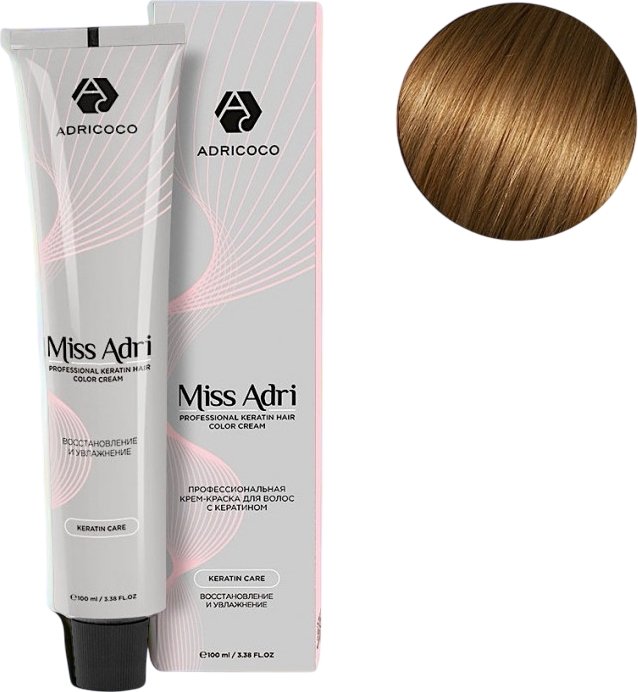 

Крем-краска Adricoco Miss Adri 9.13 (100мл, очень светлый блонд бежевый)