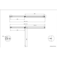 Душевая дверь Cezares URBAN-B-12-110-C-CR