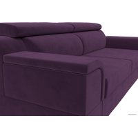 Диван Лига диванов Лига-003 117109 (велюр фиолетовый)