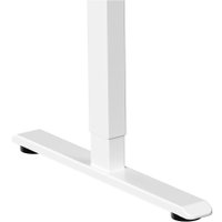 Стол WellDesk Prime 1300x675х18 с электроприводом (белый/сосна аланд полярная)