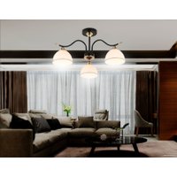 Люстра средней высоты Ambrella light Traditional TR3161/3 BK/FGD