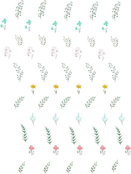 

Наклейка на стену Sundays Home 640800227A (5 шт)