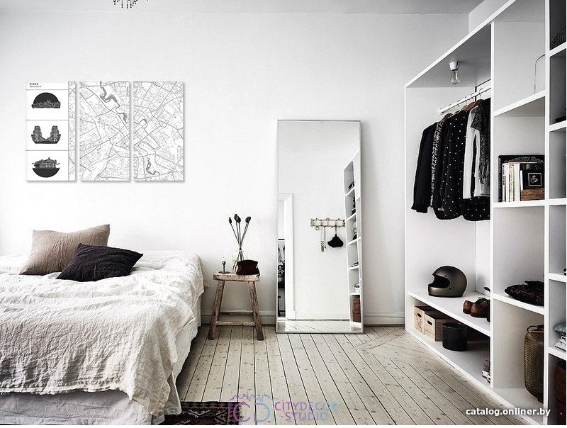 Модульная картина Citydecor Карты 7.6 75x117 см