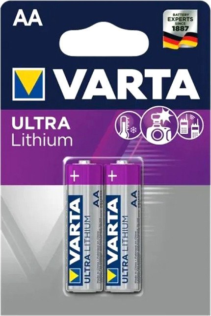 

Батарейка Varta Energy LR6 AA Lithium/Ultra 6106 301 402 (2 шт)