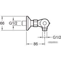 Смеситель Jacob Delafon July E8455-CP