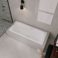 Ванна Lauter Brio Star 150 21S1501 + сифон 21Y31000 (с ножками, с ручками, с шумоизоляцией)