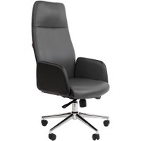 Офисное кресло CHAIRMAN 929 (экопремиум черный/серый)
