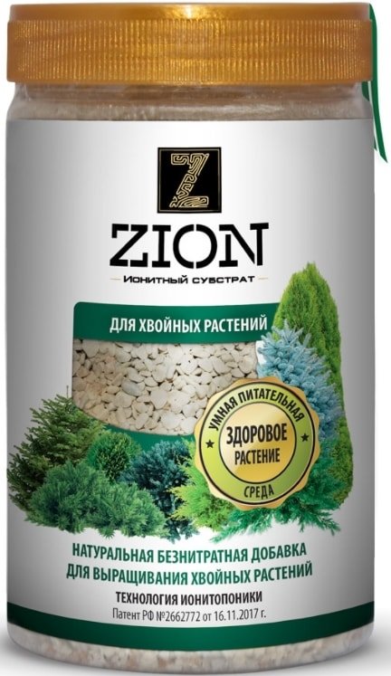 

Удобрение Zion для хвойных (полимерный контейнер, 700 г)