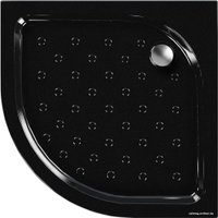 Душевой поддон Метакам Classic Black N 90x90 АПS_013574 (закругленный)