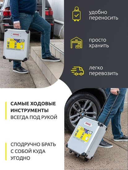 WMC Tools WMC-40287 (287 предметов) универсальный набор