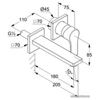 Смеситель Kludi Zenta SL 482440565