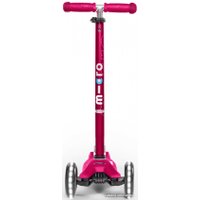 Трехколесный самокат Micro Maxi Deluxe LED (розовый)