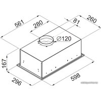 Кухонная вытяжка MAUNFELD Crosby Singl 60 (черный)