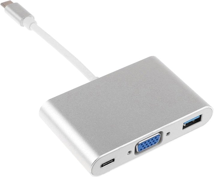 

Адаптер USBTOP USB 3.1 Type-C - VGA/USB Type-C/USB Type-A