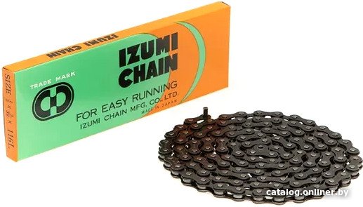 Цепь велосипедная Izumi ES410C 1/2x3/32 116L