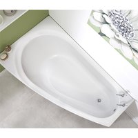 Ванна Alba Spa Baline Asymmetric 150x90 R (с ножками)