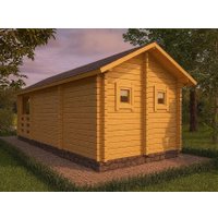 Русская баня Woods из бруса Трамвай Желание в Бресте