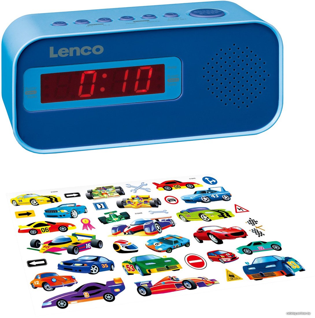 Настольные часы Lenco CR-205BU