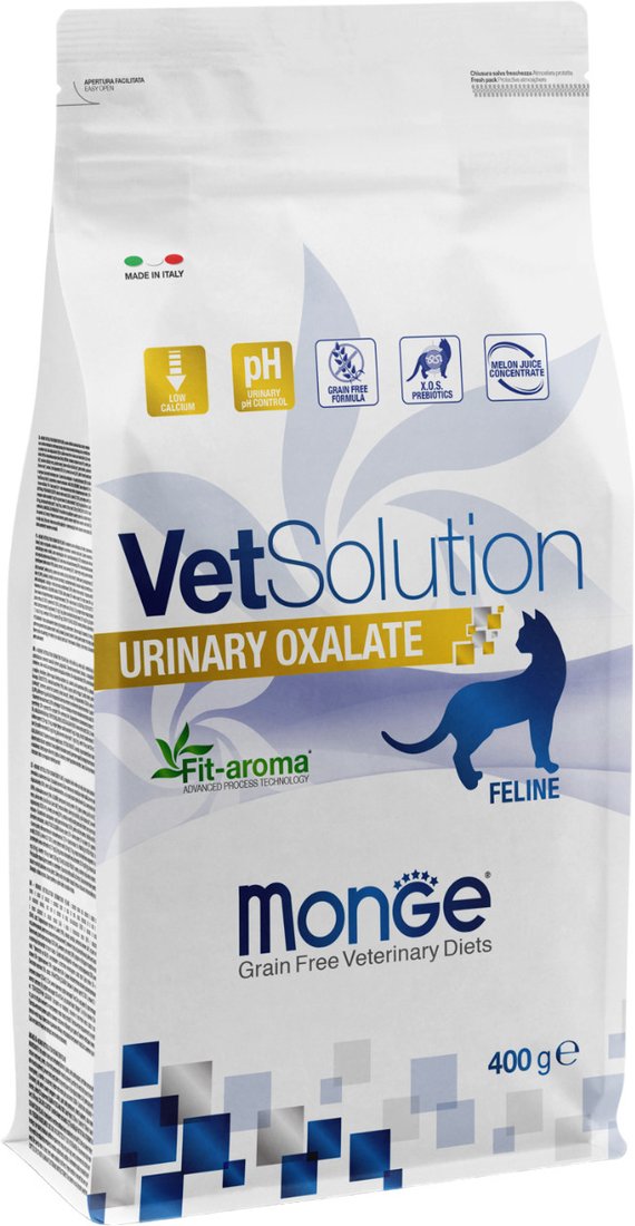 

Сухой корм для кошек Monge VetSolution Urinary Oxalate (400 г)