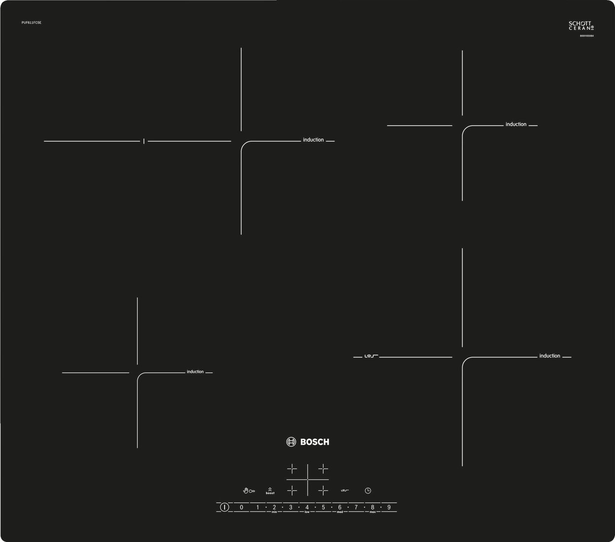 

Варочная панель Bosch PUF611FC5E