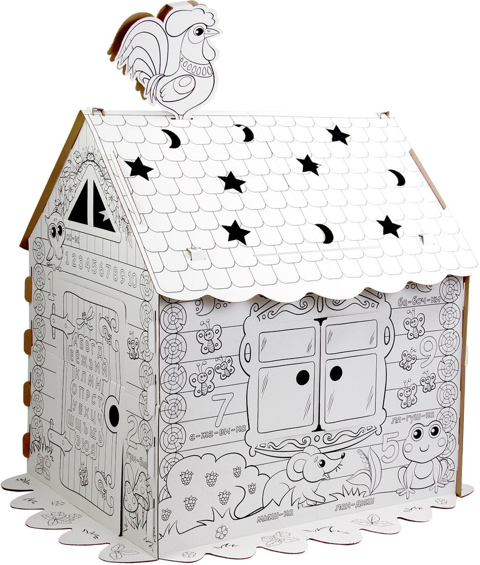 

Домик-раскраска BRAUBERG Kids. Раскраска. Сказочный 880364