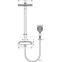 Душевая система  Hansgrohe Raindance Select E 360 Showerpipe [27112400]