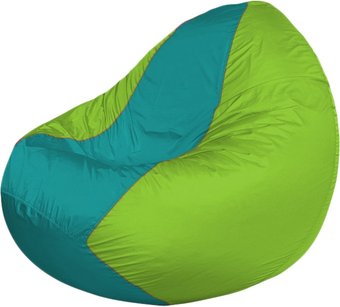 Кресло-мешок Flagman Classic K2.1-174 (салатовый/бирюзовый)