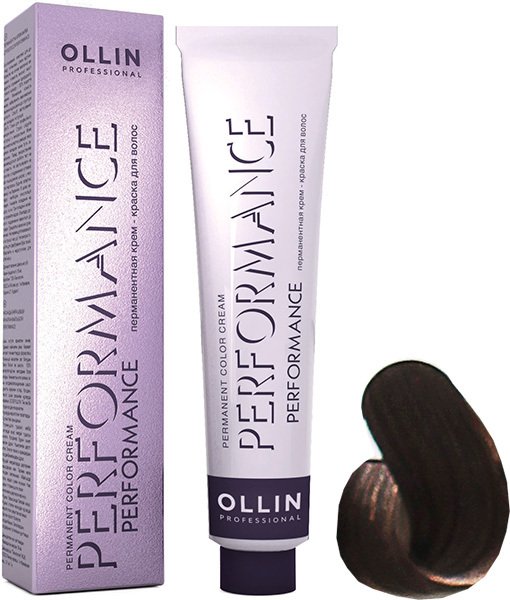 

Крем-краска для волос Ollin Professional Performance 5/0 светлый шатен