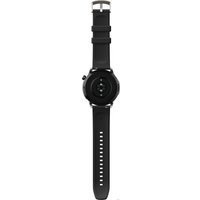 Умные часы Amazfit GTR 4 (серебристый, с черным ремешком из фторэластомера)