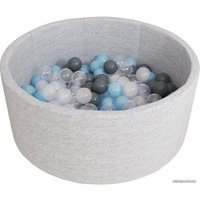 Сухой бассейн Romana Airpool ДМФ-МК-02.53.01 (серый, 150 шариков)