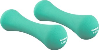 Набор гантелей Sundays Fitness IR92004-D 2x1.5 кг (бирюзовый)